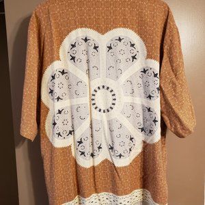 Silk "FUSLONE" Designer button down shirt